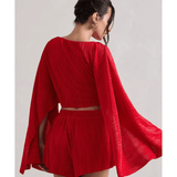 Plisse Co-ord Set - Endless - UAE Rental and Resale for Women's Fashion