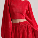 Plisse Co-ord Set - Endless - UAE Rental and Resale for Women's Fashion