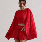 Plisse Co-ord Set - Endless - UAE Rental and Resale for Women's Fashion