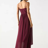 Plum Summer Midi Dress - Endless - UAE Rental and Resale for Women's Fashion