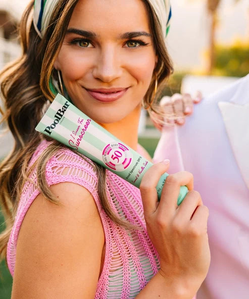 Poolbar I Scream For Sunscreen SPF 50 mineral sunscreen tube in green packaging — Powder Beauty | Endless UAE