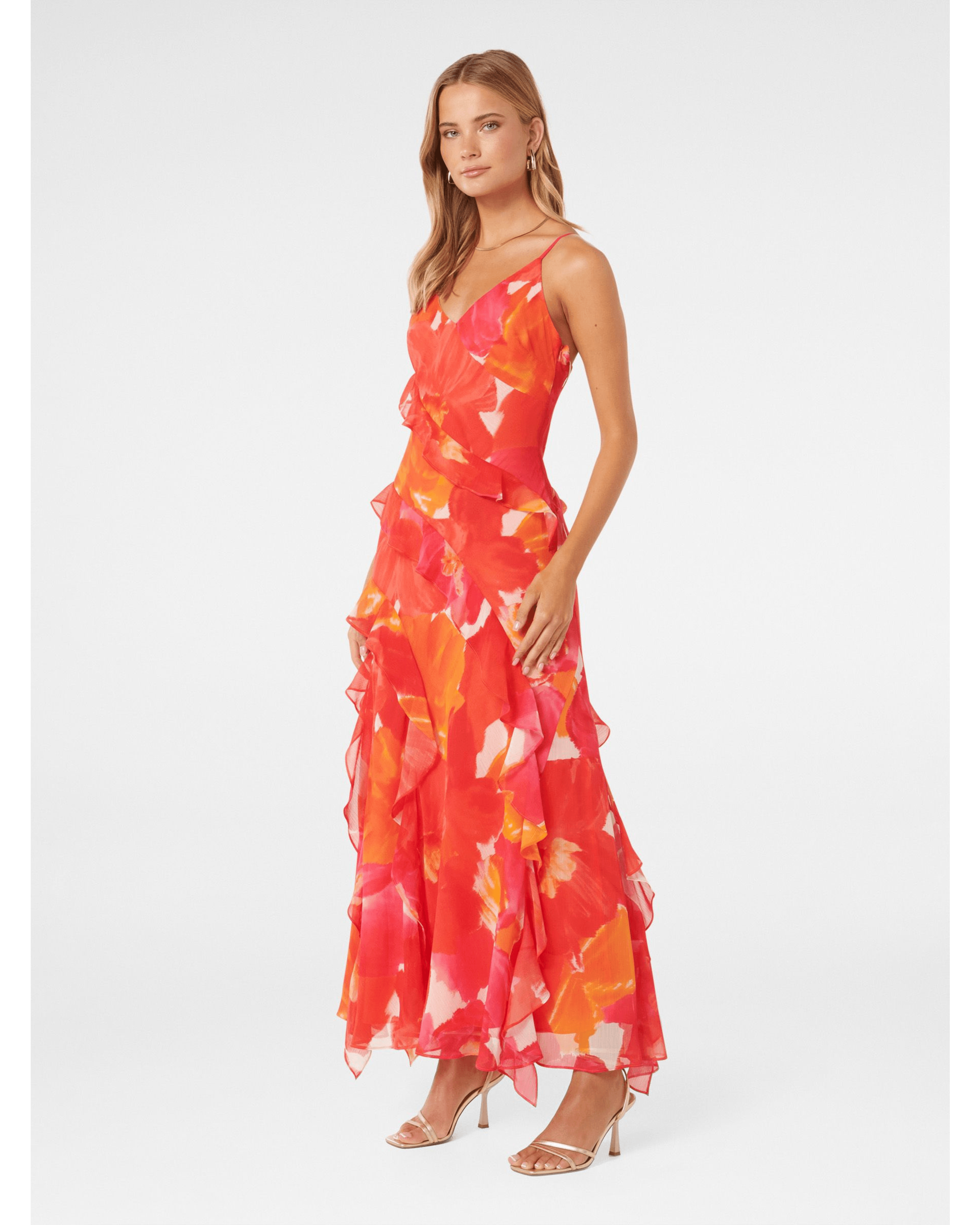 Poppy Ruffle Gown - Endless - UAE Rental and Resale for Women's Fashion