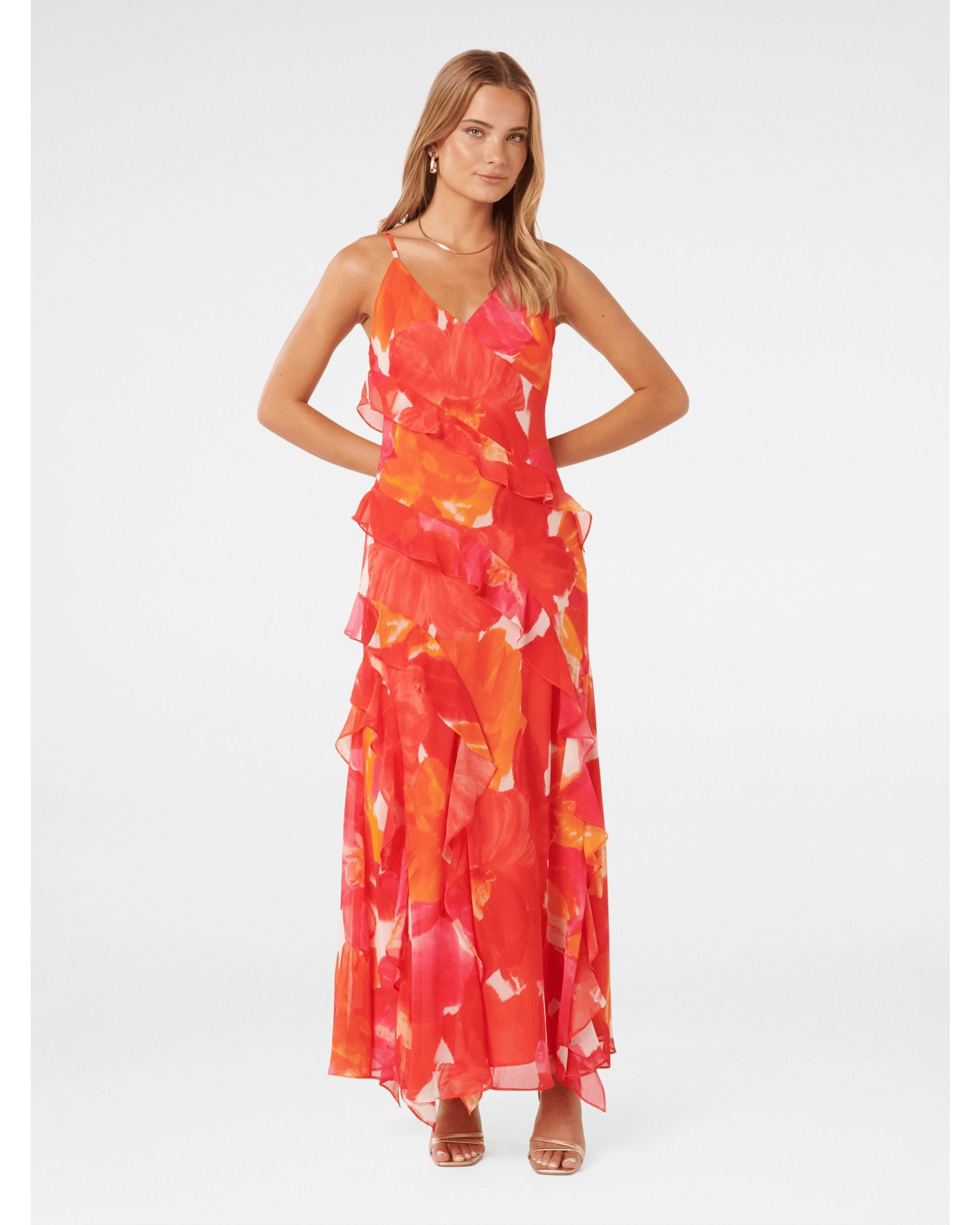 Poppy Ruffle Gown - Endless - UAE Rental and Resale for Women's Fashion