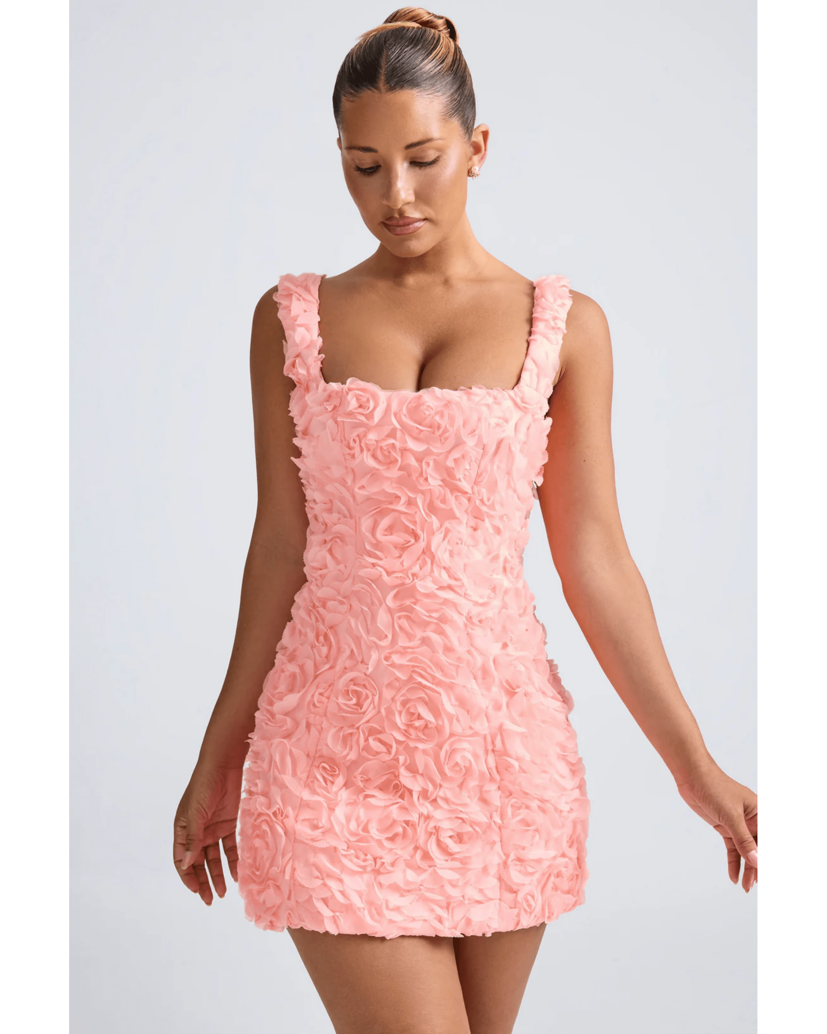 Posy Floral-Applique Corset Mini Dress - Endless - UAE Rental and Resale for Women's Fashion