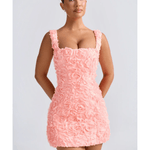 Posy Floral-Applique Corset Mini Dress - Endless - UAE Rental and Resale for Women's Fashion