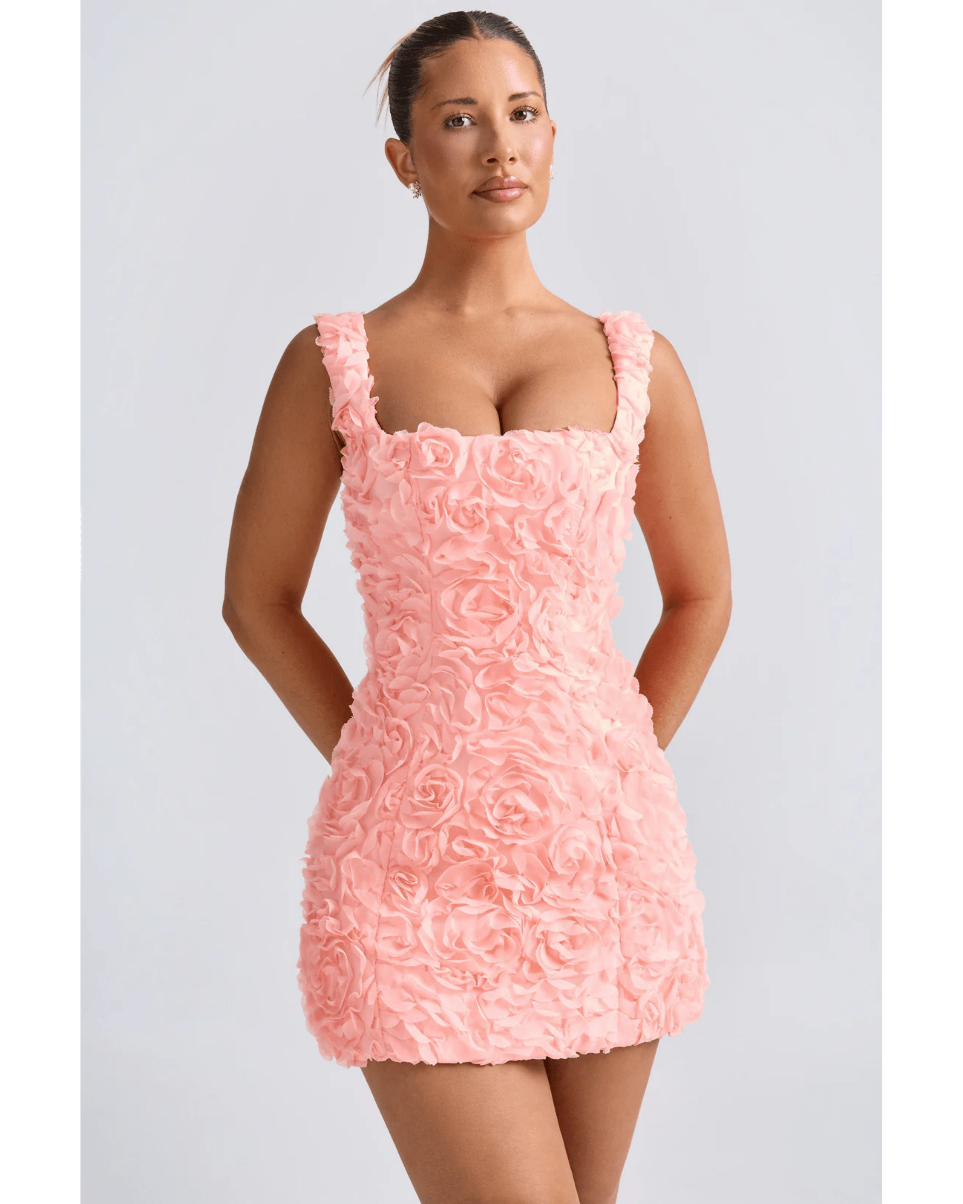 Posy Floral-Applique Corset Mini Dress - Endless - UAE Rental and Resale for Women's Fashion