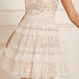 Primrose Bouquet Strapless Micro Mini Dress - Endless - UAE Rental and Resale for Women's Fashion