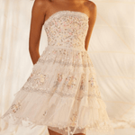 Primrose Bouquet Strapless Micro Mini Dress - Endless - UAE Rental and Resale for Women's Fashion