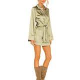 Priscilla Mini Dress in Sage - Endless - UAE Rental and Resale for Women's Fashion