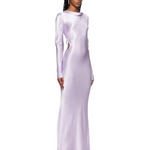 Purple Ren Long Sleeve Midi Dress - Endless - UAE Rental and Resale for Women's Fashion