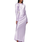 Purple Ren Long Sleeve Midi Dress - Endless - UAE Rental and Resale for Women's Fashion