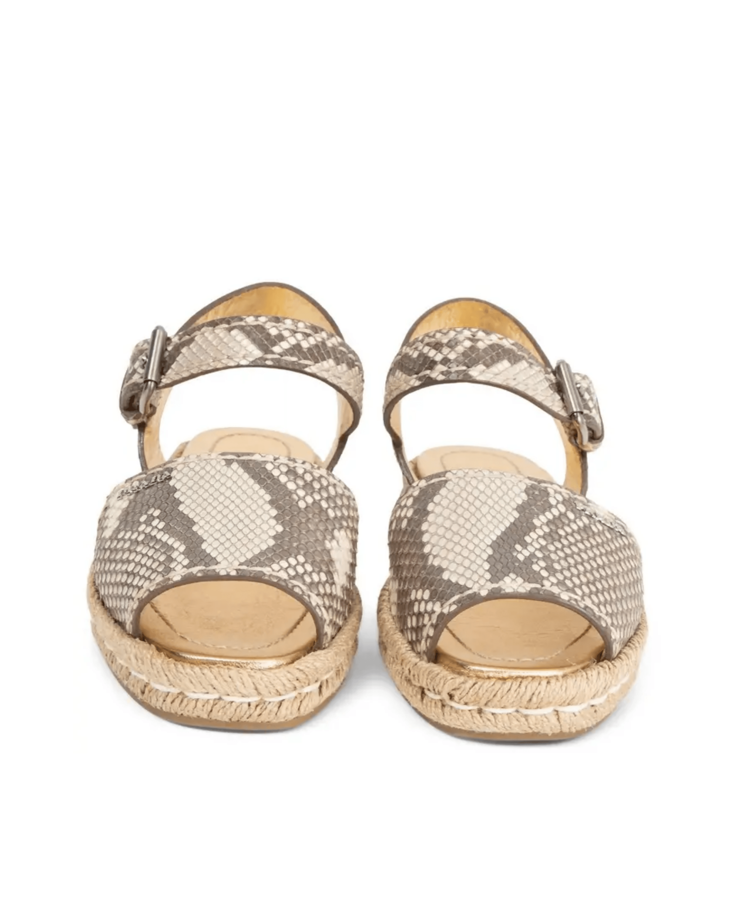 Python Flat Espadrille Sandals - Endless - UAE Rental and Resale for Women's Fashion