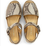 Python Flat Espadrille Sandals - Endless - UAE Rental and Resale for Women's Fashion