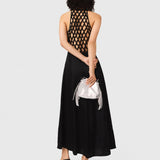 Braided-Back Maxi Dress