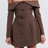 Button Up Mini Dress