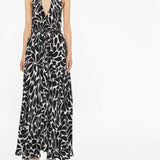 Irena Jumpsuit in Crepe de Chine