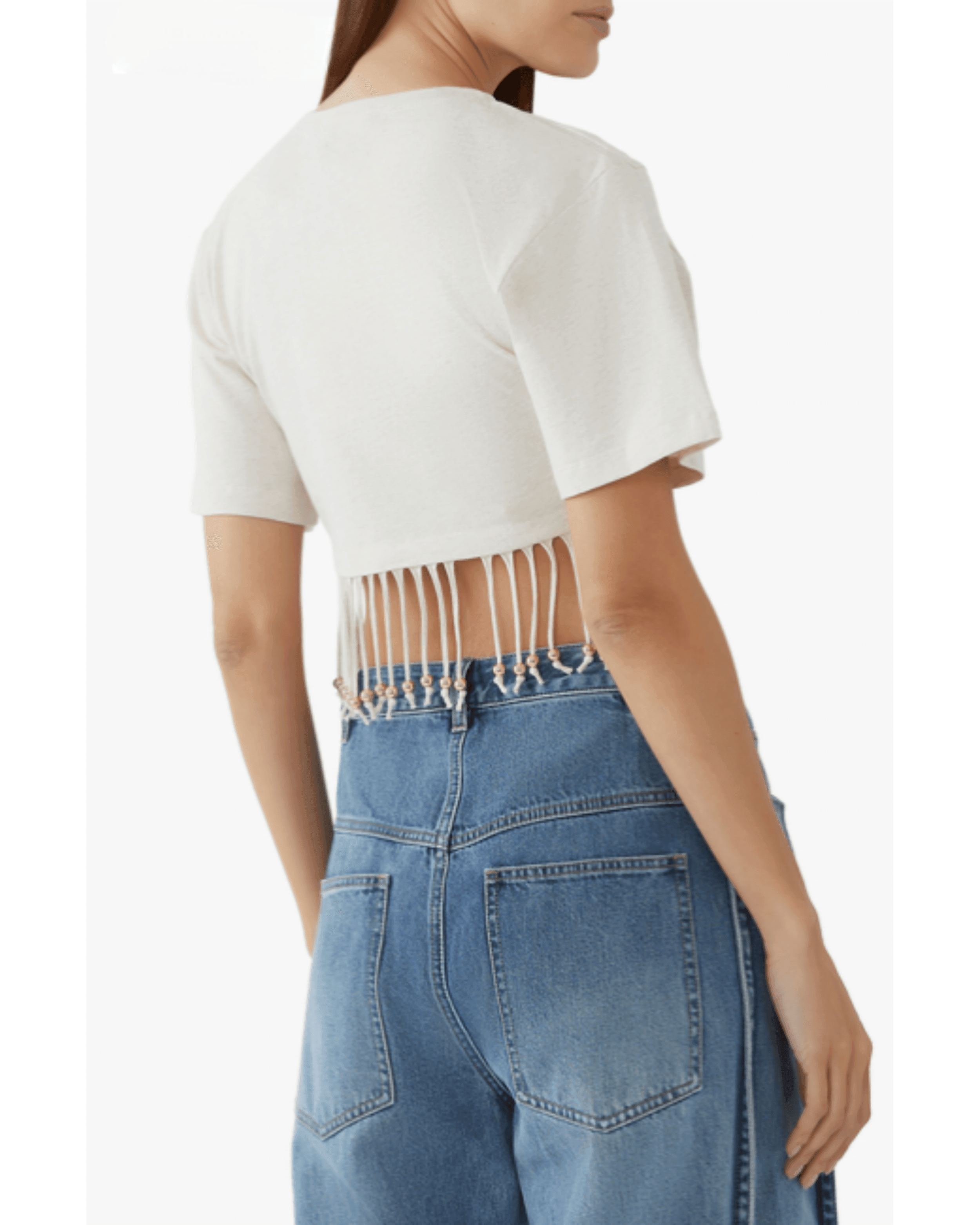 Rabanne Cropped Embellished Top - Endless - UAE Rental and Resale for Women's Fashion