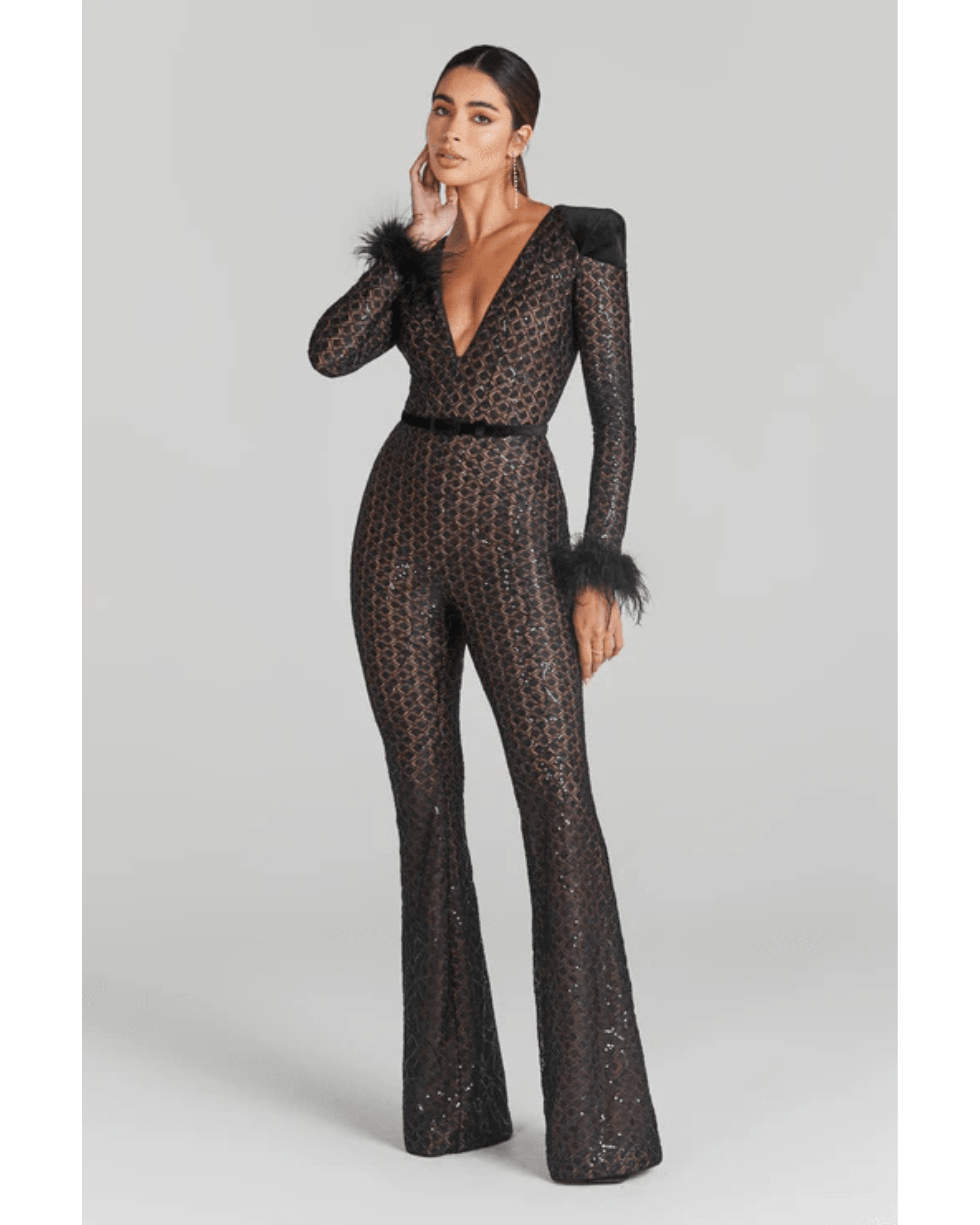 Rachel Black Jumpsuit - Endless - UAE Rental and Resale for Women's Fashion