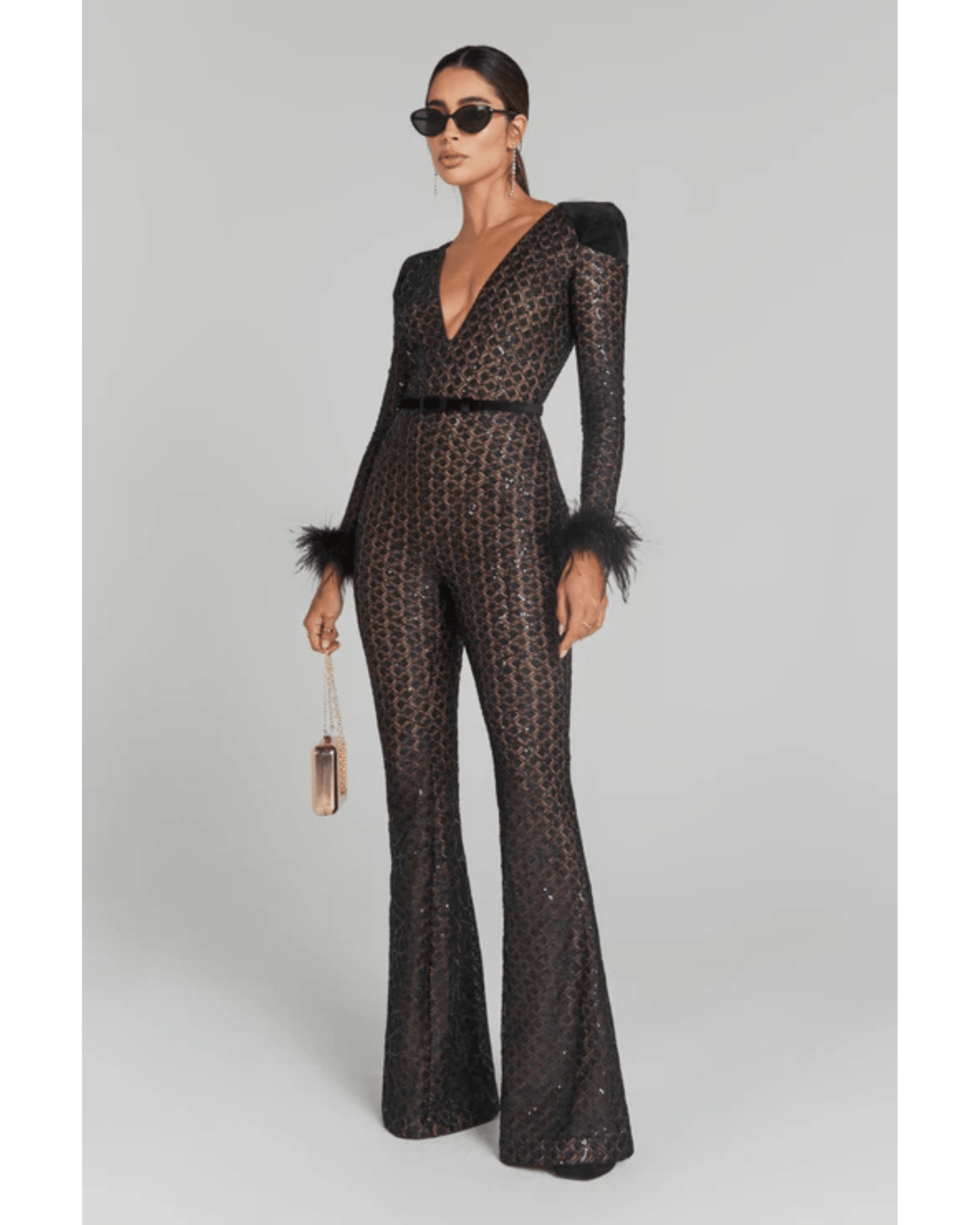 Rachel Black Jumpsuit - Endless - UAE Rental and Resale for Women's Fashion
