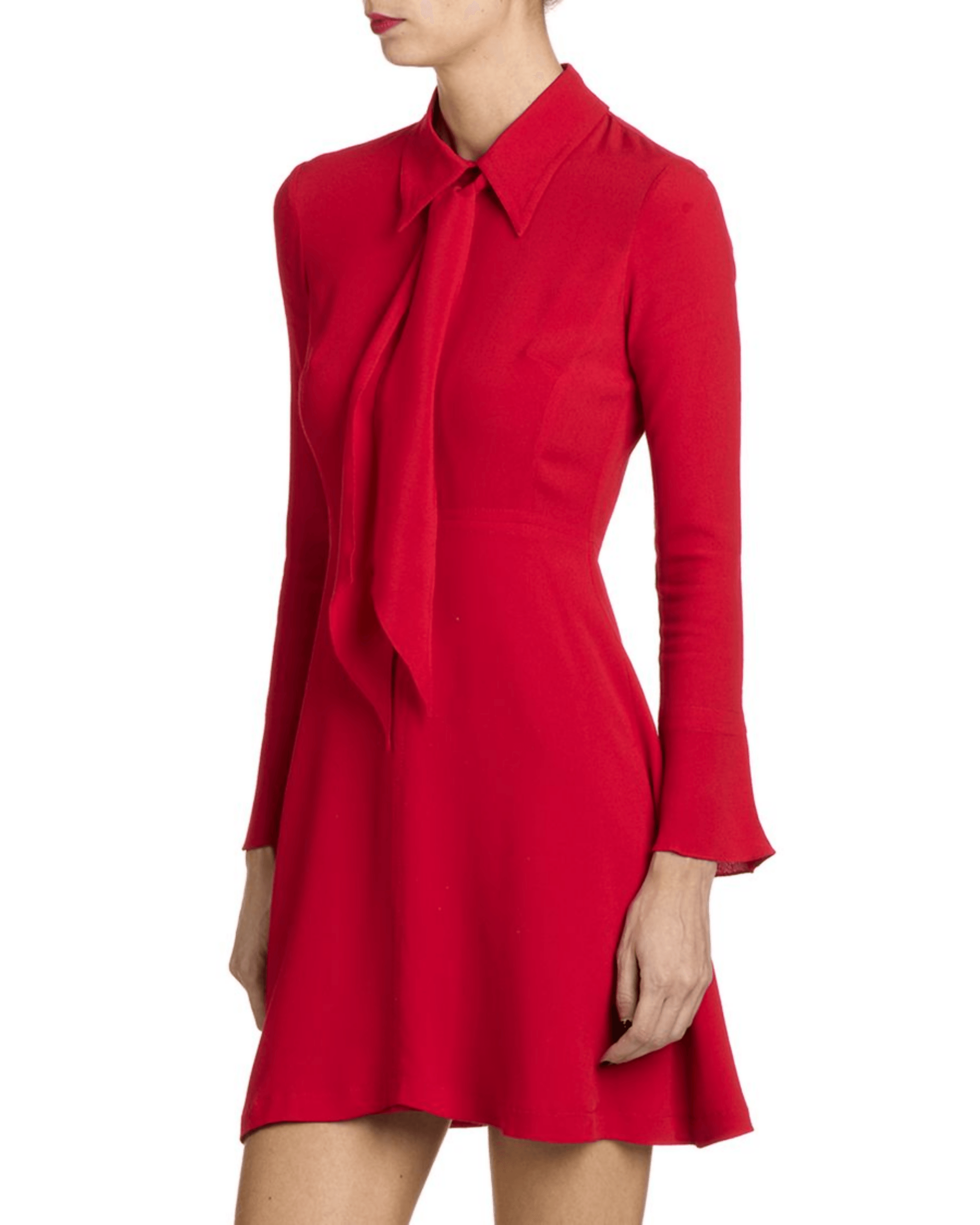 Rage Tie Neck Dress - Endless - UAE Rental and Resale for Women's Fashion