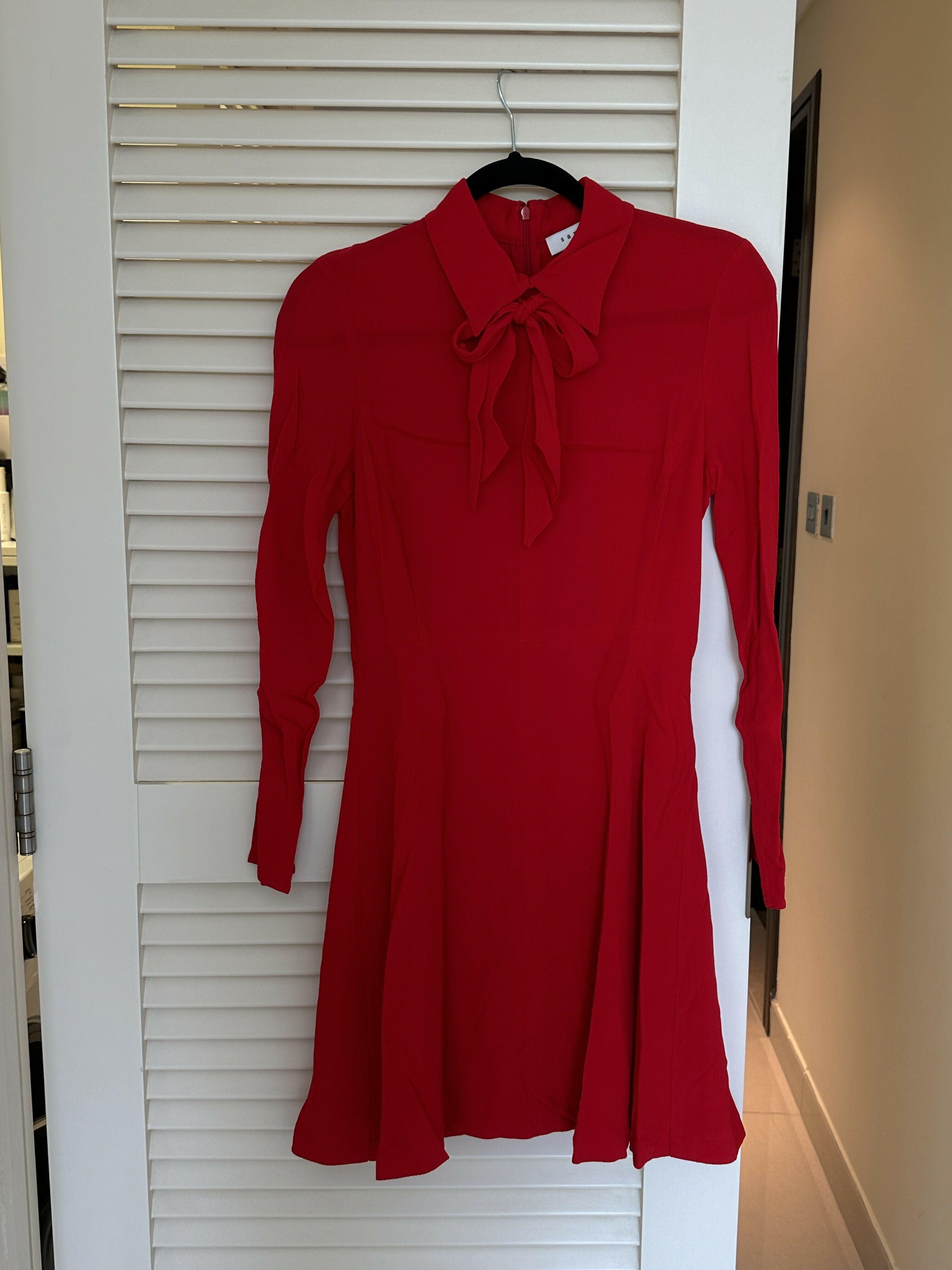 Rage Tie Neck Dress - Endless - UAE Rental and Resale for Women's Fashion