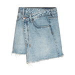 Rap Asymmetric Denim Mini Skirt - Endless - UAE Rental and Resale for Women's Fashion