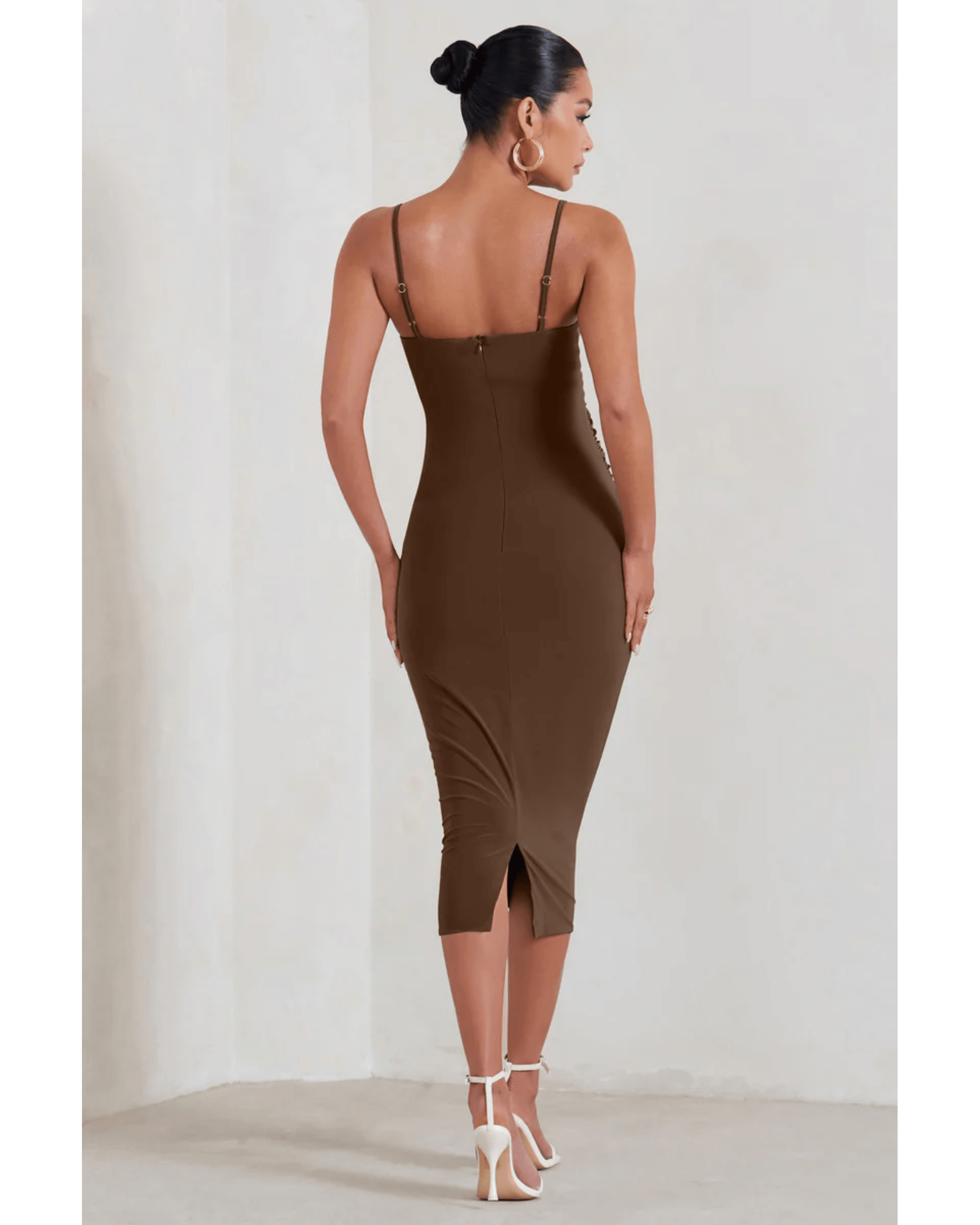 Raquel Maternity Cami Midi Dress - Endless - UAE Rental and Resale for Women's Fashion