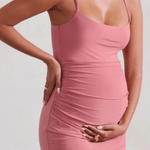 Raquel Maternity Cami Midi Dress - Endless - UAE Rental and Resale for Women's Fashion