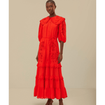 Red Humming Bird Richelieu Maxi Dress - Endless - UAE Rental and Resale for Women's Fashion