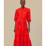 Red Humming Bird Richelieu Maxi Dress - Endless - UAE Rental and Resale for Women's Fashion