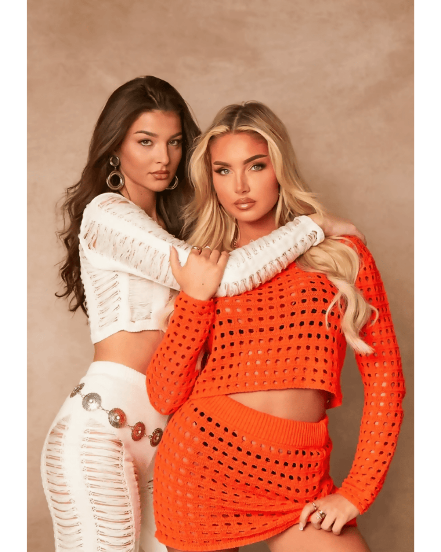 Reese Orange Crochet Co-ord - Endless