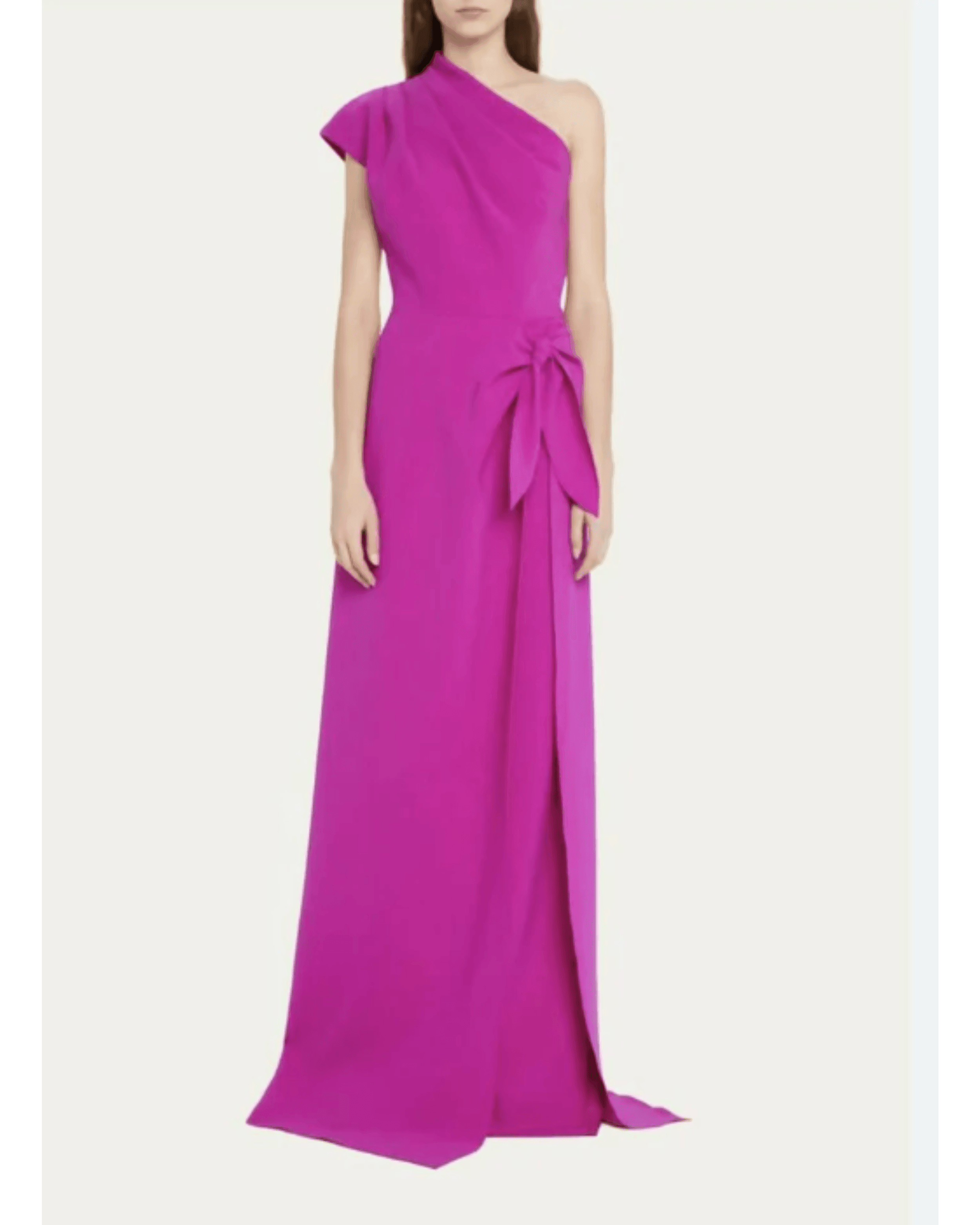 Rickie Freeman One Shoulder Evening Gown - Endless - UAE Rental and Resale for Women's Fashion