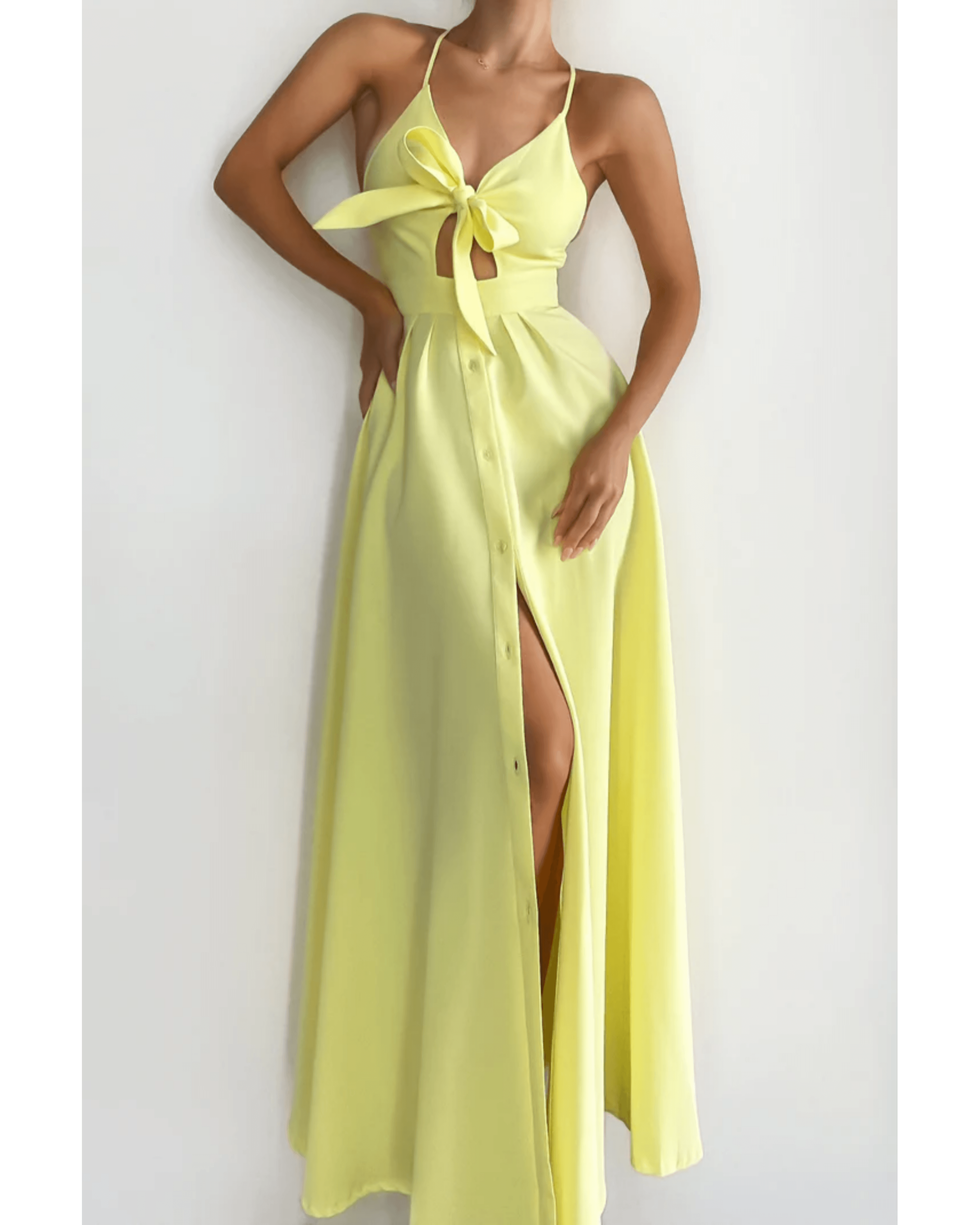 Riviera Yellow Dress - Endless - UAE Rental and Resale for Women's Fashion