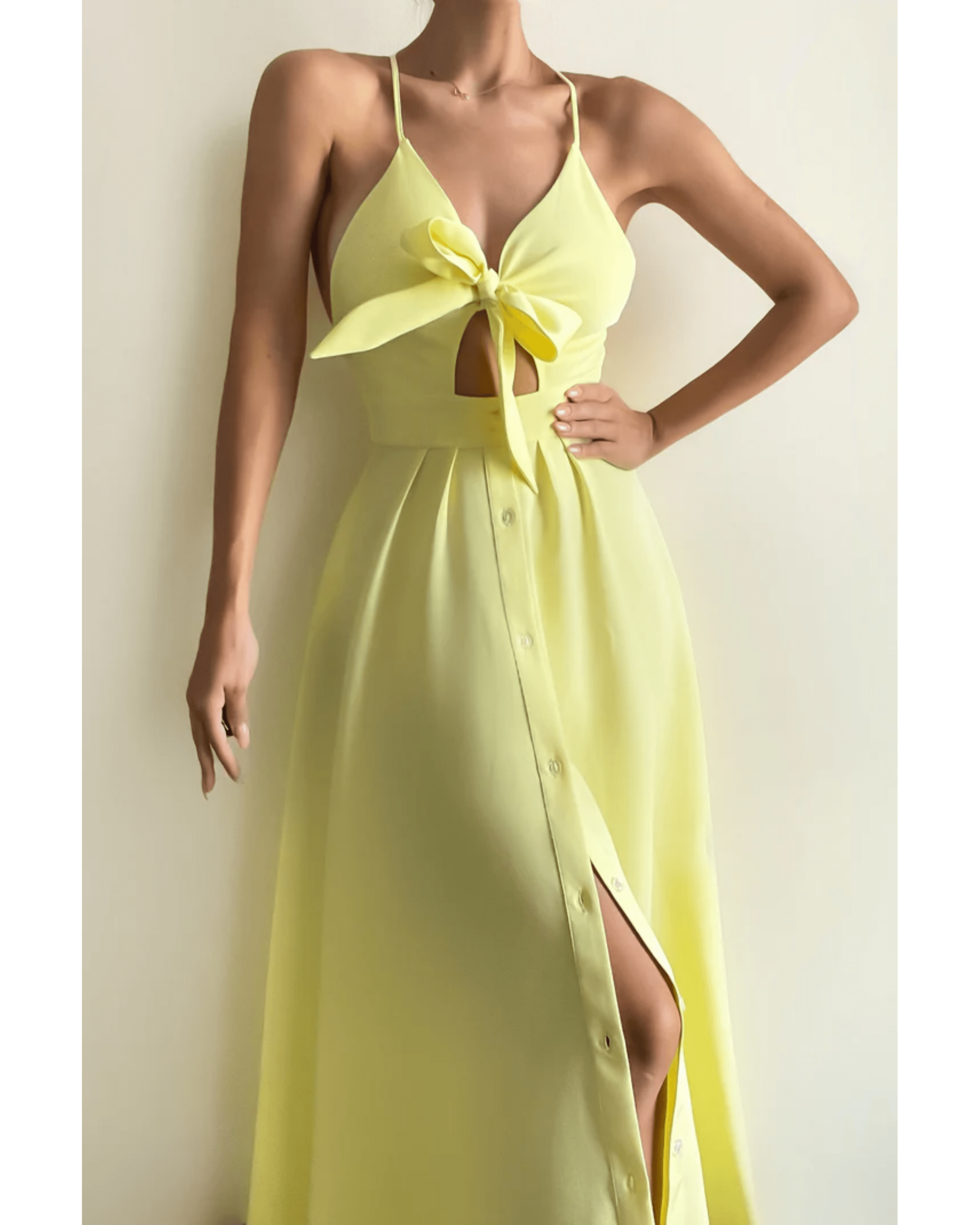 Riviera Yellow Dress - Endless - UAE Rental and Resale for Women's Fashion