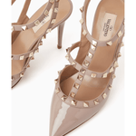 Rockstud 100 Caged Pumps in Patent Leather - Endless - UAE Rental and Resale for Women's Fashion