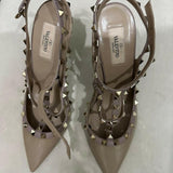 Rockstud 100 Caged Pumps in Patent Leather - Endless - UAE Rental and Resale for Women's Fashion