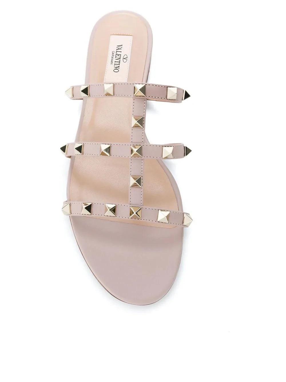 Rockstud Flat Sandals - Endless - UAE Rental and Resale for Women's Fashion