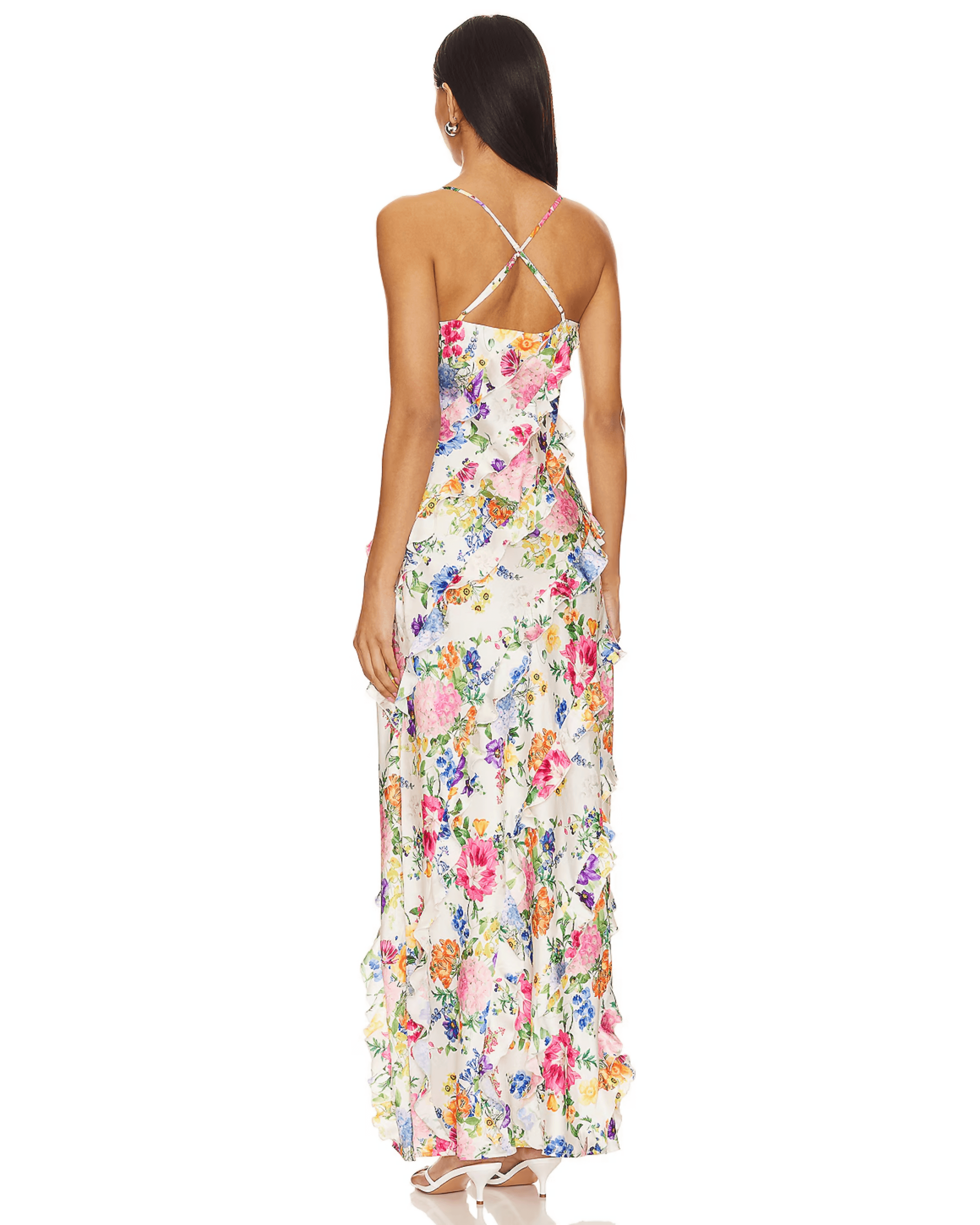 Romance Pleated Maxi Dress - Endless - UAE Rental and Resale for Women's Fashion