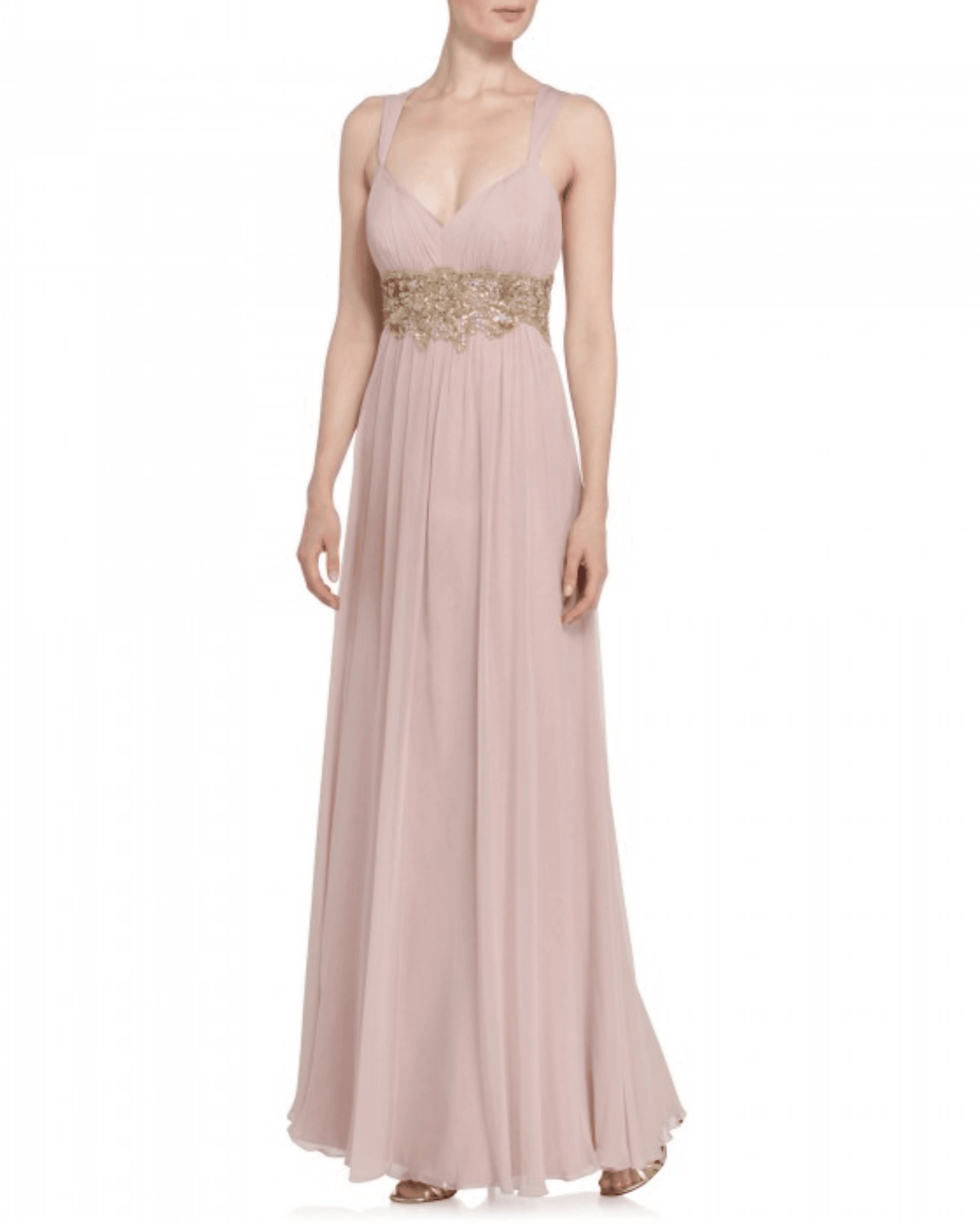Rose-colored Robe Embroidery - Endless - UAE Rental and Resale for Women's Fashion