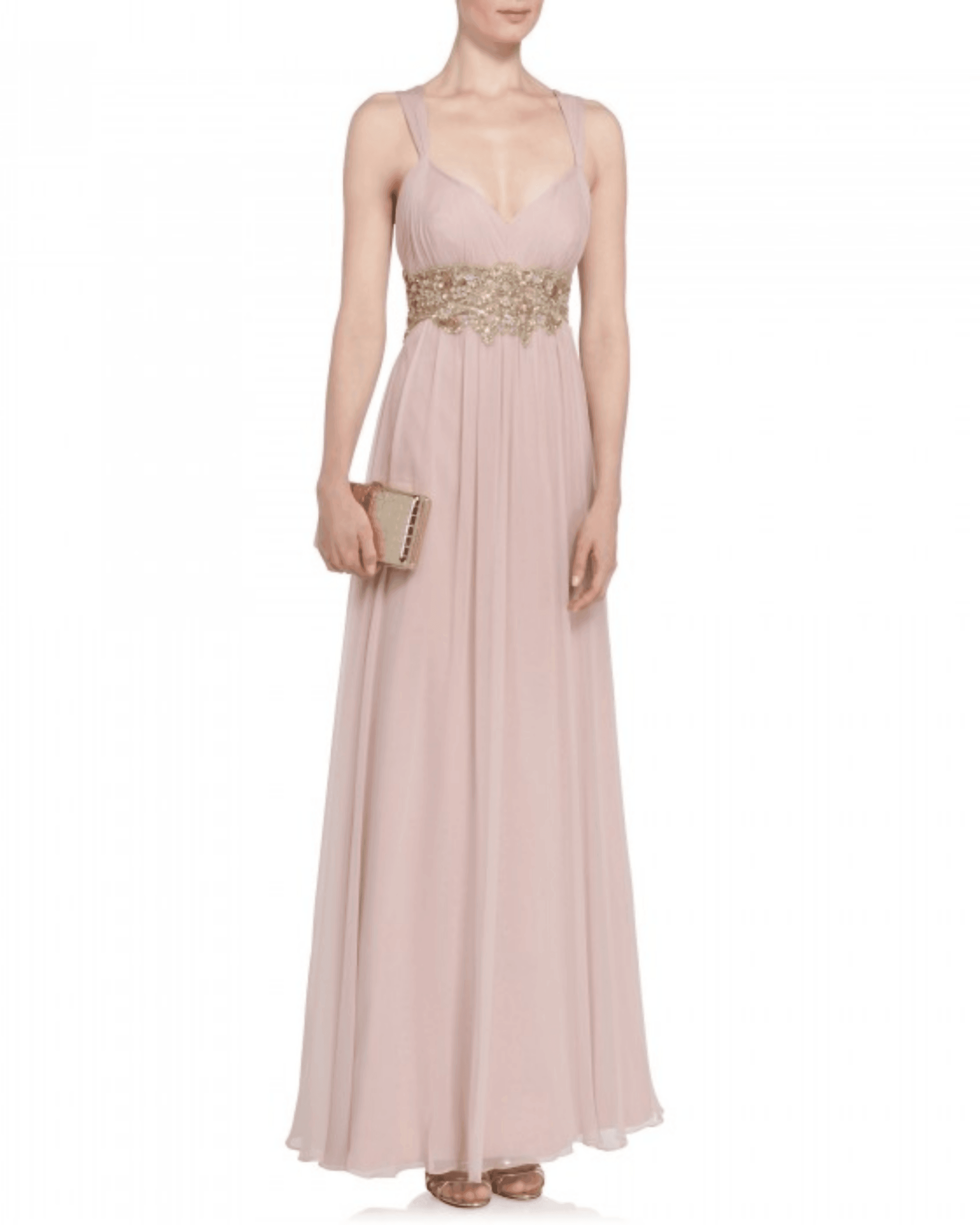 Rose-colored Robe Embroidery - Endless - UAE Rental and Resale for Women's Fashion