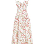 Rose Print Bustier Sundress - Endless - UAE Rental and Resale for Women's Fashion