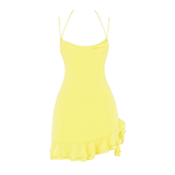 Rossella Buttercup Ruffle Mini Dress - Endless - UAE Rental and Resale for Women's Fashion