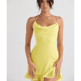 Rossella Buttercup Ruffle Mini Dress - Endless - UAE Rental and Resale for Women's Fashion