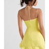 Rossella Buttercup Ruffle Mini Dress - Endless - UAE Rental and Resale for Women's Fashion
