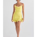 Rossella Buttercup Ruffle Mini Dress - Endless - UAE Rental and Resale for Women's Fashion