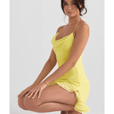 Rossella Buttercup Ruffle Mini Dress - Endless - UAE Rental and Resale for Women's Fashion
