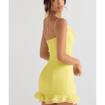 Rossella Buttercup Ruffle Mini Dress - Endless - UAE Rental and Resale for Women's Fashion