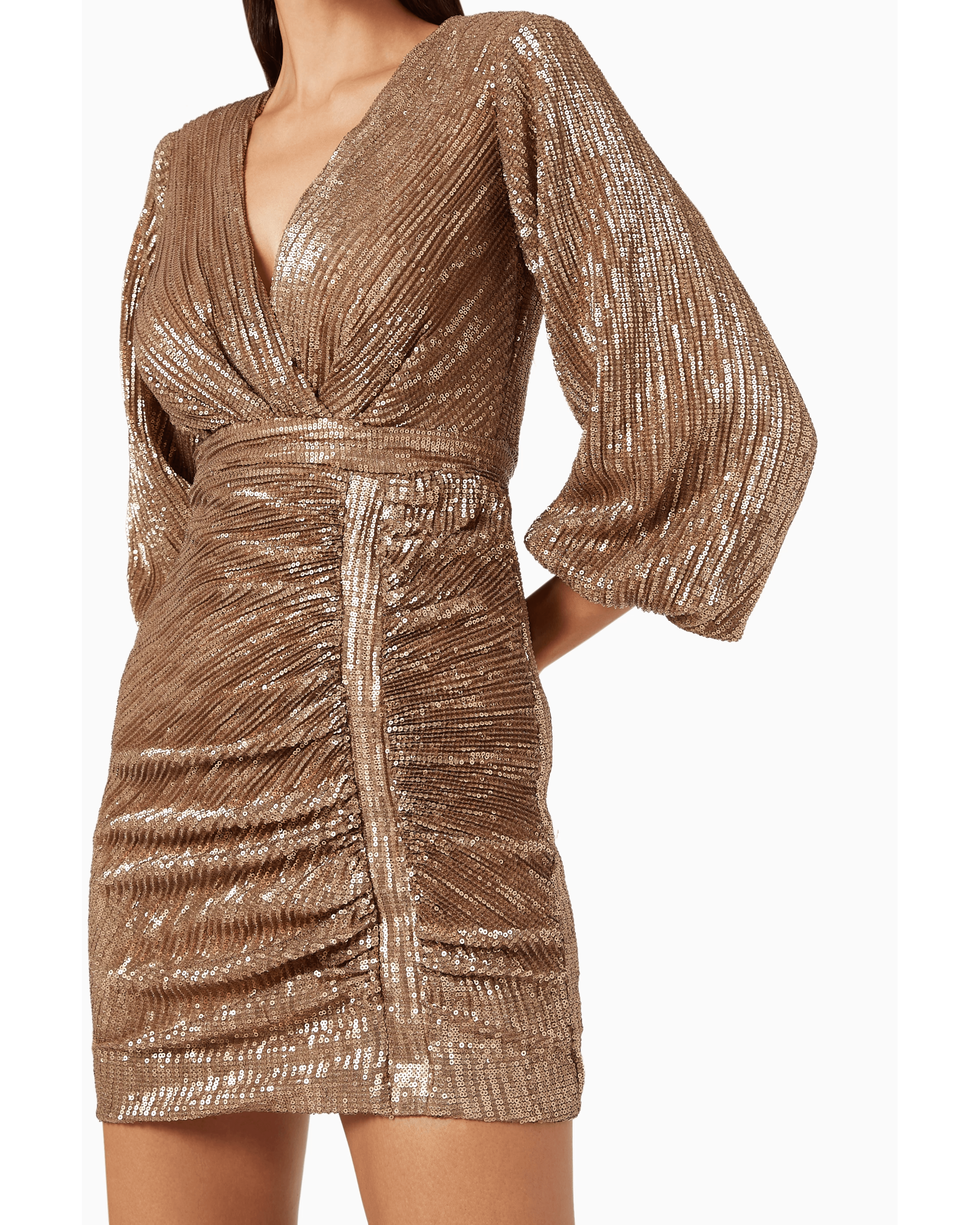 Ruby Holley Pleated Sequin Dress - Endless - UAE Rental and Resale for Women's Fashion