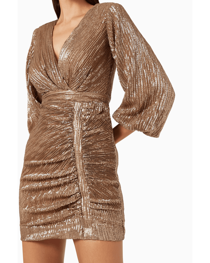 Ruby Holley Pleated Sequin Dress - Endless - UAE Rental and Resale for Women's Fashion
