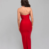 Ruby Red Festivity Maxi Dress - Endless - UAE Rental and Resale for Women's Fashion